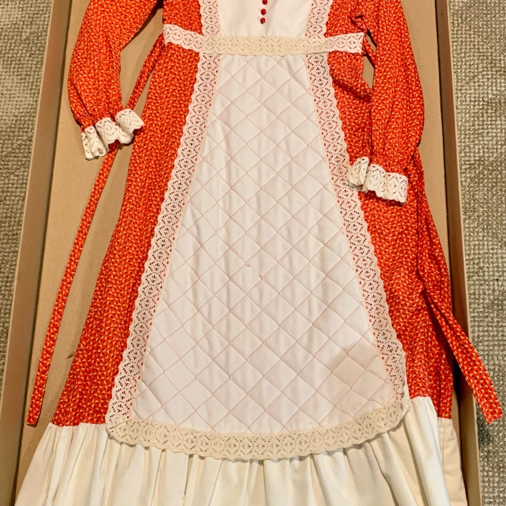 Red and White Theater Costume Set with Historical Design